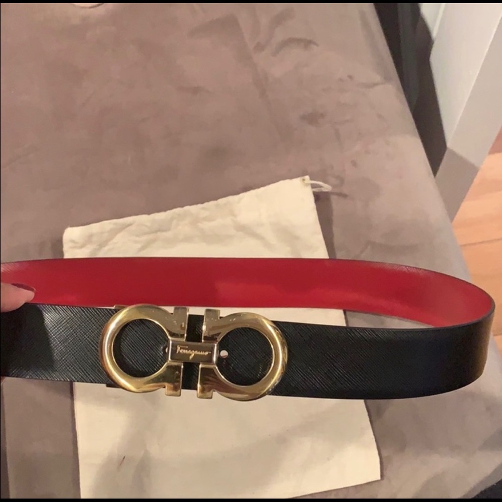 Salvatore ferragamo reversible belt